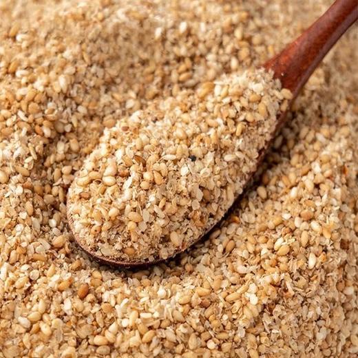 【河南特产❗️农家手工芝麻盐】传统工艺，口感好，吃起来香，做花卷 做熟菜 火锅蘸料 调凉菜 拌面！老式熟白芝麻粉咸味拌面烧烤蘸料现磨500g 商品图5