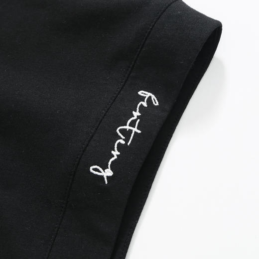 芬腾睡衣男款无袖夏季纯棉黑色可外穿加大码宽松背心短裤运动套装 商品图3