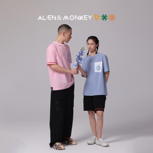 【超模君严选】外星人与猴子Alien＆Monkey新款SMP空气开合凉感吸湿排汗速干森林花朵男女T恤 商品图4