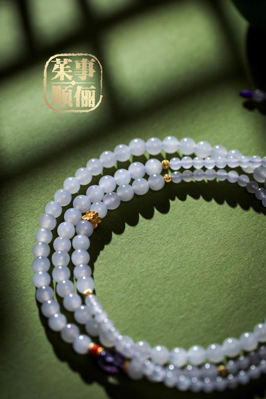 【茱事顺俪】18K金和田玉项链 商品图1