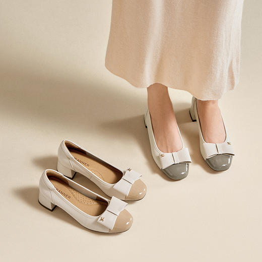 2楼千百度 25年秋季新品 浅口单鞋 商品图1