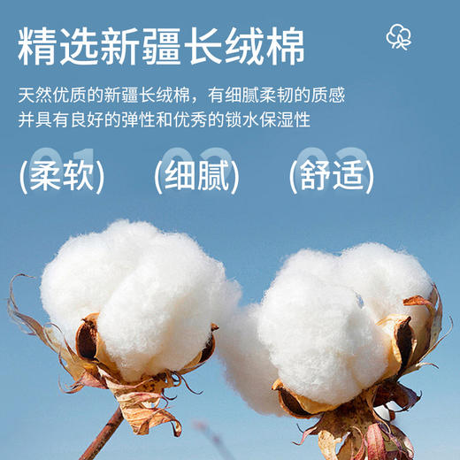 【29.9元3条】【5A级抗菌新疆长绒棉加厚毛巾】不掉毛柔软全棉吸水加厚面巾90g 商品图1