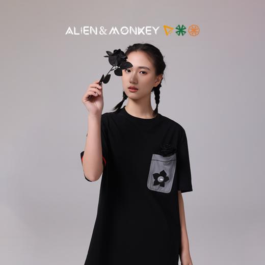 【超模君严选】外星人与猴子Alien＆Monkey新款SMP空气开合凉感吸湿排汗速干森林花朵男女T恤 商品图2
