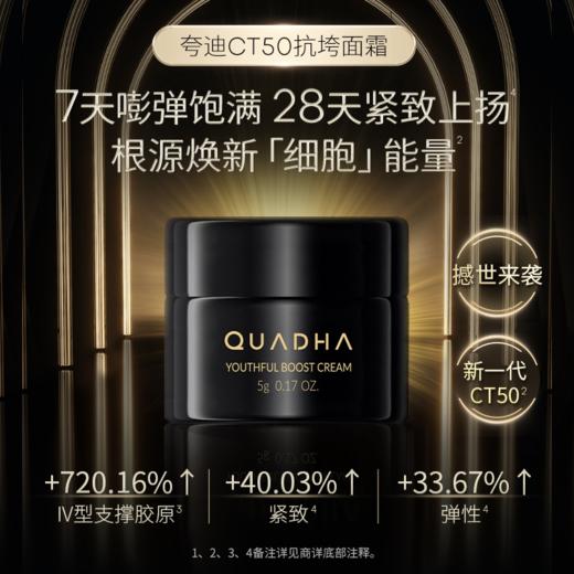一套守护年轻【夸迪CT50超弹精华水乳&面霜】革新专利CT50细胞核芯能量 商品图3