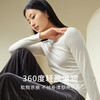 【面膜真丝肌肤衣】金三塔100%桑蚕丝长袖小圆领打底衫简约上衣女  NZFDC720（限价款） 商品缩略图3