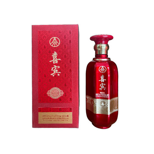 五粮液仙林生态酒业 喜宾 竹荪酒 52度 浓香型白酒 500ml 商品图0