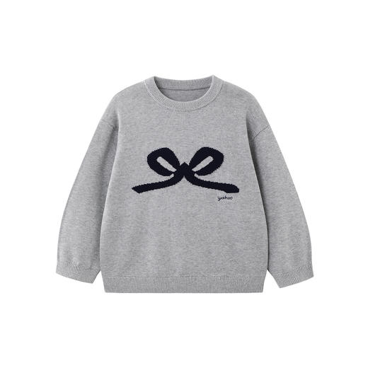 英氏儿童针织衫春秋长袖女童保暖打底衫外穿纯棉上衣中大童毛衣 商品图4