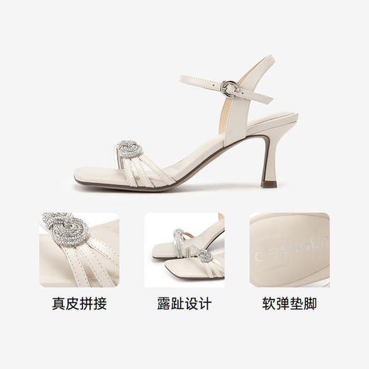 2楼千百度 24年夏季新品 时装凉鞋 A24354170 商品图3