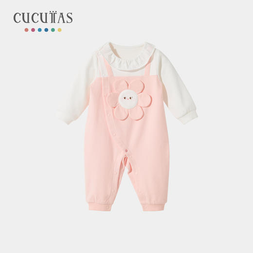Cucutas女婴童连体服CY25AUW022梦幻粉66#-80# 商品图0