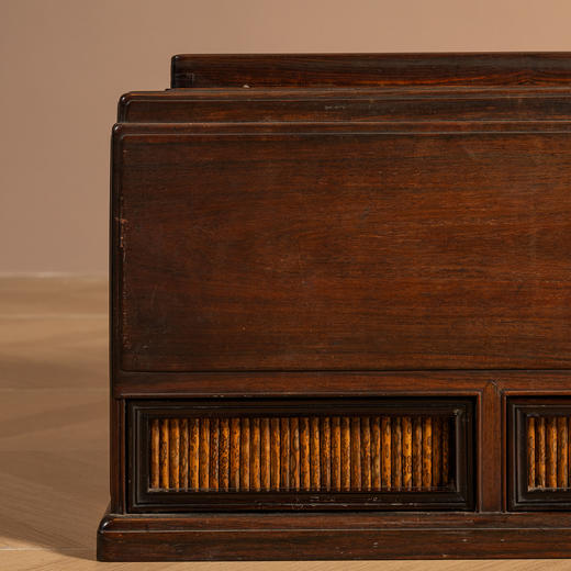 清	红木嵌湘妃竹炭火盆 商品图4