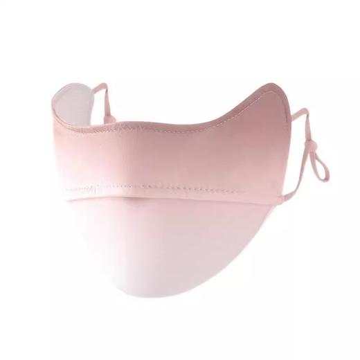 防晒口罩女防紫外线防尘春夏季薄款渐变色冰丝脸罩腮红护眼角面罩 商品图4