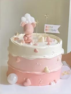 多款~简约小熊卡通蛋糕-低糖处理无添加 商品图0