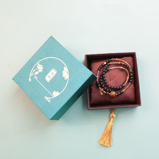 黑龙涎：6mm项链铜+黄彩金+二代根珀 商品图1