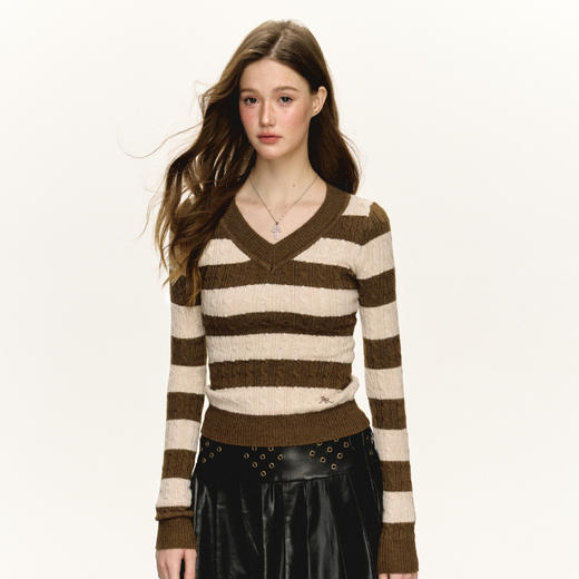 Ariseism 美式复古设计感毛衣 商品图1