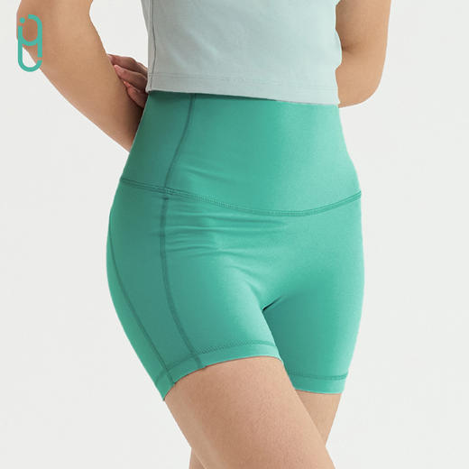 外里新款女式瑜伽三分裤健身训练短裤可外穿收腹提臀安全裤 商品图2