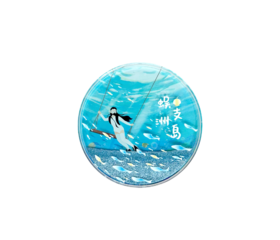 海南蜈支洲岛流沙磁贴-琼