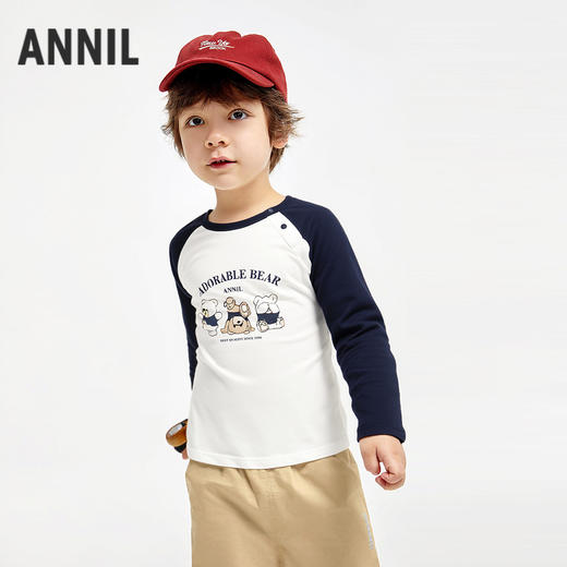 男童长袖针织衫秋季新款安奈儿童装TB531679 商品图6