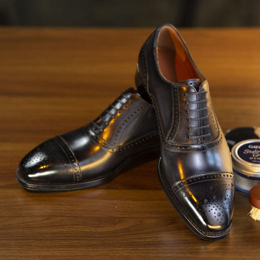 高级沿条缝固特异牛津鞋男士正装皮鞋 -两款可选 商品图7