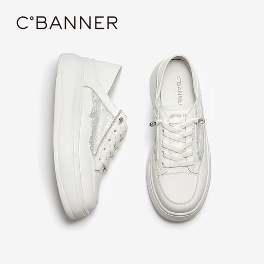 2楼千百度 25年夏季新品 休闲板鞋 A25327001 商品图4