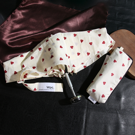 爱心款 航空铝！W.P.C 6骨精致小巧晴雨两用五折伞 PJ018