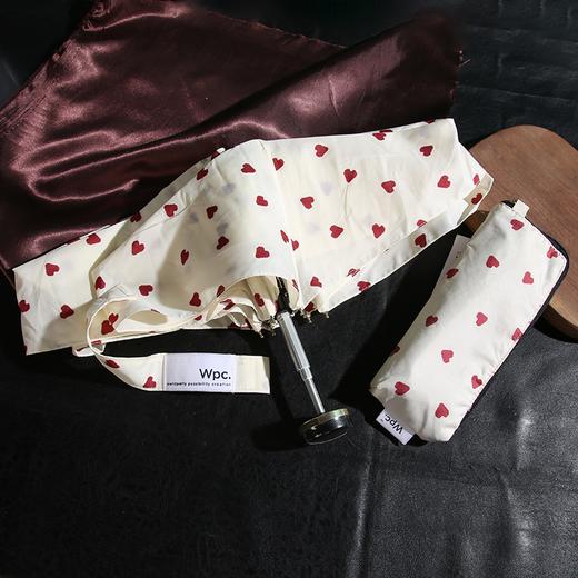 爱心款 航空铝！W.P.C 6骨精致小巧晴雨两用五折伞 PJ018 商品图0