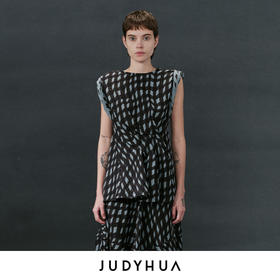 JUDYHUA 追逐系列无袖全棉上衣