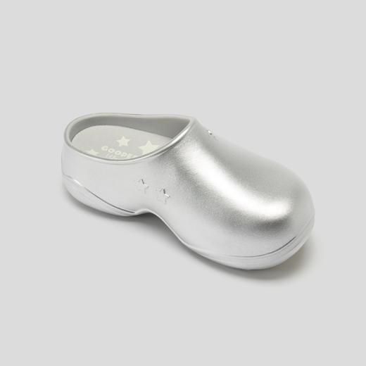 GOODBAI GOODEES Star Fluffy银色星星鞋可爱厚底拖鞋 商品图2