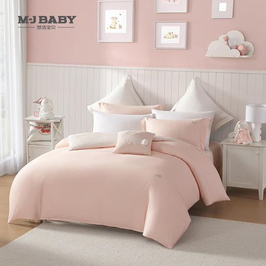 【春上新】10楼 梦洁宝贝 纯棉绣花四件套 甜田  吊牌价995-1245元 活动价499-599元 商品图0