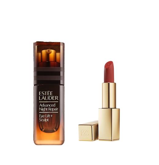 【雅诗兰黛】B1F雅诗兰黛新特润修护抗皱紧塑眼霜  15ML+雅诗兰黛绝色由我唇膏 商品图0