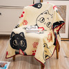 大英博物馆巴斯特系列萌猫抱福毛毯收纳抱枕盖毯 商品缩略图2