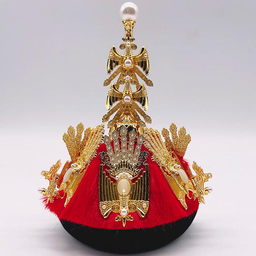 【正品DIY凤冠冰箱贴套装】乾隆孝贤纯富察皇后金嵌珍珠冬朝冠 商品图2