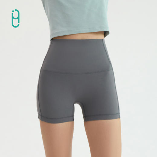 外里新款女式瑜伽三分裤健身训练短裤可外穿收腹提臀安全裤 商品图0