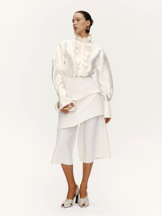 【云层梦境】多层次裁片拼接造型七分裙裤 商品图2