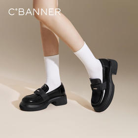 2楼千百度 24年秋季新品 乐福鞋 A24451579