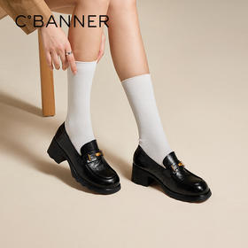 2楼千百度 25年秋季新品 乐福鞋（豆豆鞋） A25450139