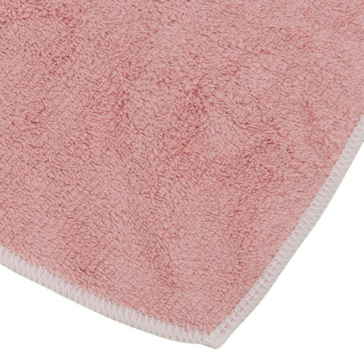 巴乔系列毛巾 面巾/小浴巾/窄版浴巾/浴裙/方巾/沐浴发带 粉色/浅灰色 商品图4