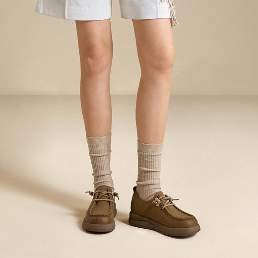 2楼千百度 25年秋季新品 牛津鞋 A25413005 商品图4