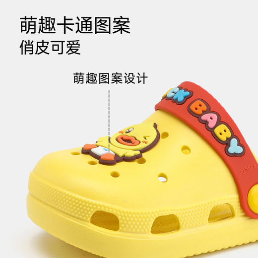 B.Duck小黄鸭童鞋夏季儿童凉拖鞋20-32 BY1615966 商品图2