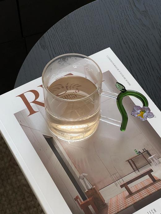 意大利ICHENDORF手工立体花型耐热玻璃水杯 植物园系列 商品图6