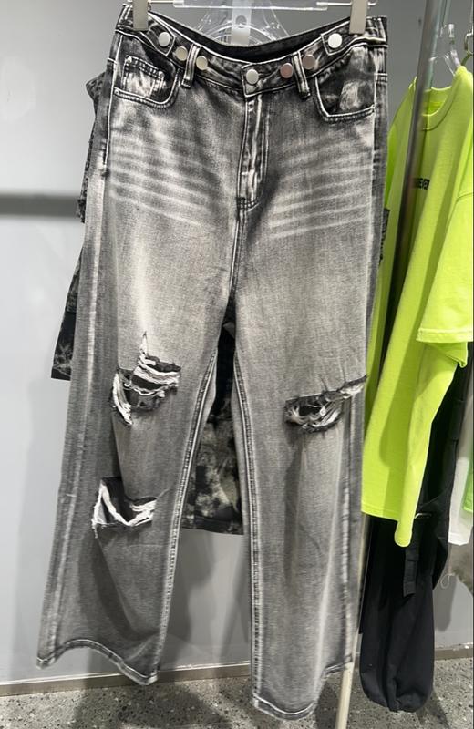 GD腰扣磨毛破洞牛仔裤31230夏季952272033120 商品图0
