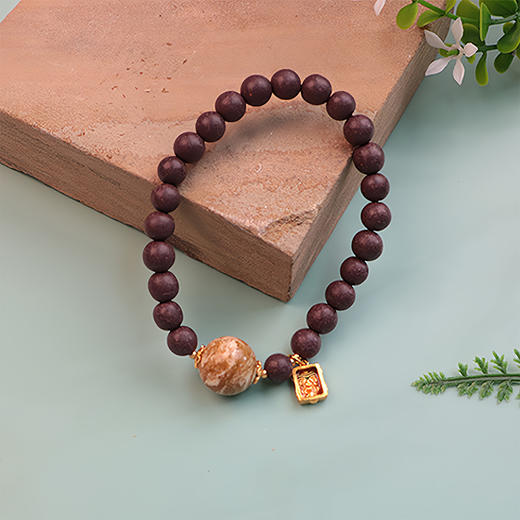 墨红玫瑰手串 商品图12