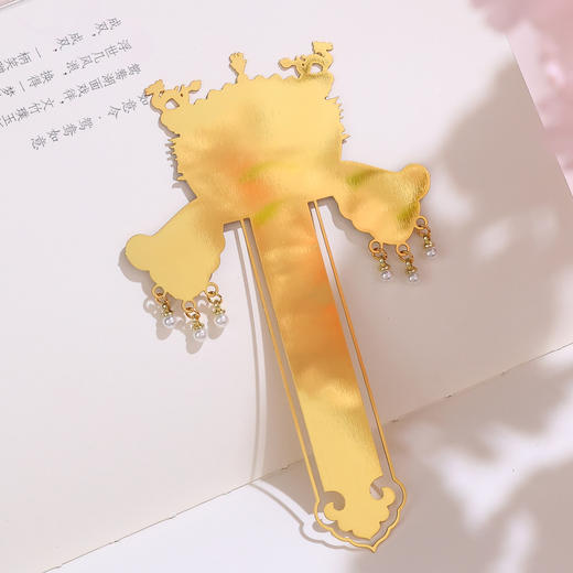 【四大凤冠书签】九龙九凤十二龙九凤高档镂空金属书签北京古风创意博物馆纪念品国风文创礼品 商品图3