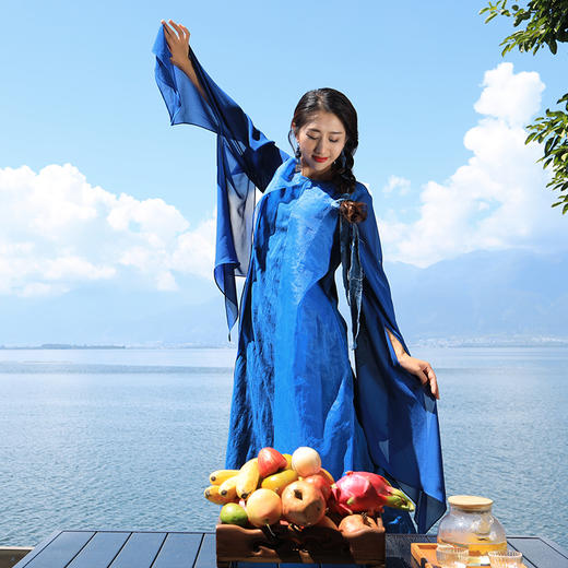 水天一色连衣裙 | 杨丽萍老师同款 | 仙气飘飘款 商品图4