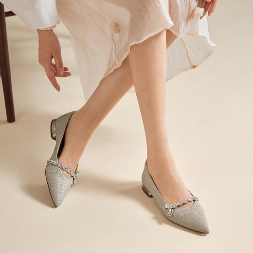 2楼千百度 25年秋季新品 玛丽珍鞋 A25479368 商品图4