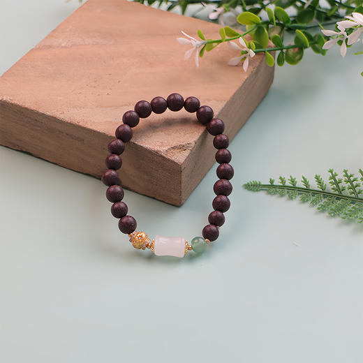 墨红玫瑰手串 商品图2