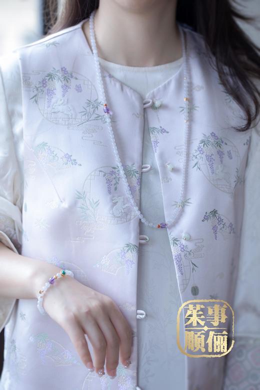 【茱事顺俪】18K金和田玉项链 商品图5