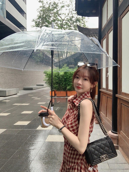 金蘑菇菇【甜茶覆盆子 格子系列】3个版 显白收腰复古格子连衣裙 商品图9