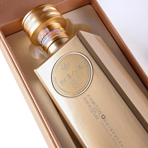 【鼎】五粮液股份 财富人生金砖52度500ml 商品图5