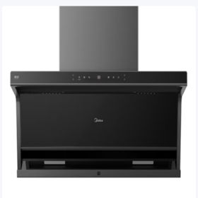 美的（Midea）油烟机 26立方爆炒大吸力 变频巡航 厨后自旋洗 手机控制家用抽油烟机CXW-140-JJD6S Pro*