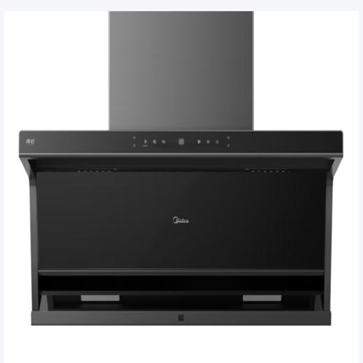 美的（Midea）油烟机 26立方爆炒大吸力 变频巡航 厨后自旋洗 手机控制家用抽油烟机CXW-140-JJD6S Pro* 商品图0